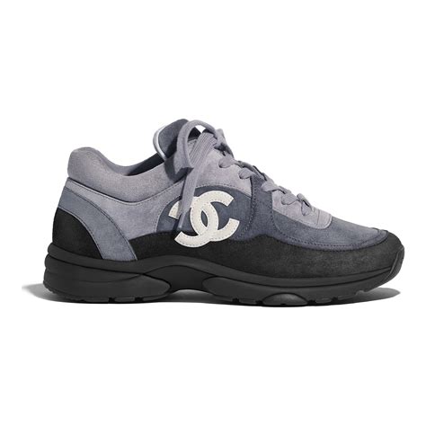 chanel calfskin sneakers high top|Chanel skater sneaker.